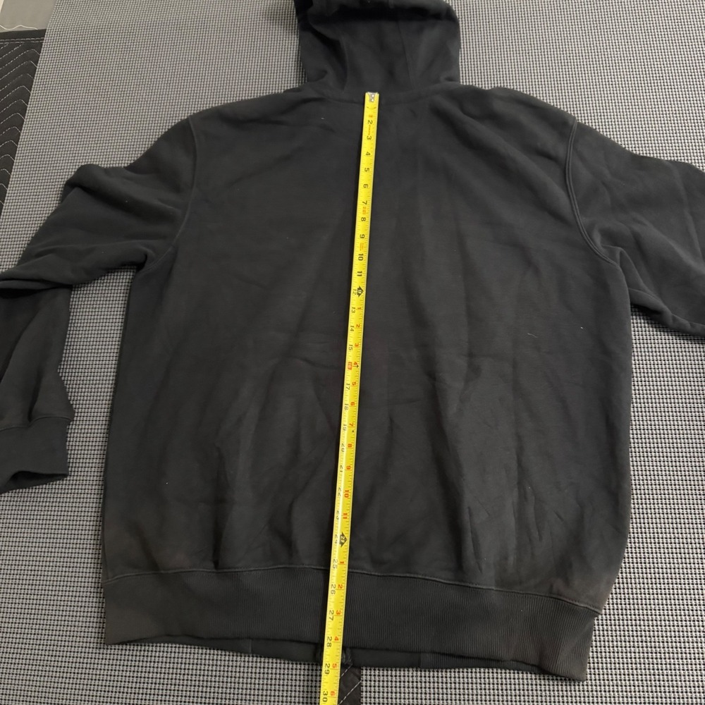 Men's Large Carhartt Zip Up Rain Defender Loose Fit Spectrum Hoodie Sweatshirt - Picture 7 of 9